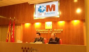 Fernández-Lasquetty y Resino, en conferencia de prensa.