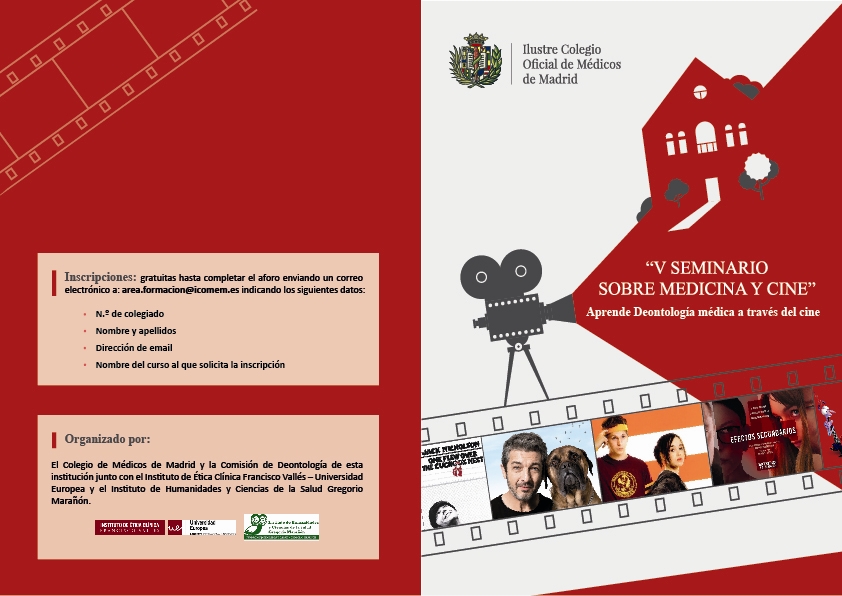 El ICOMEM invita a médicos y estudiantes a conocer mejor el Código de Ética y Deontología Médica a través del cine