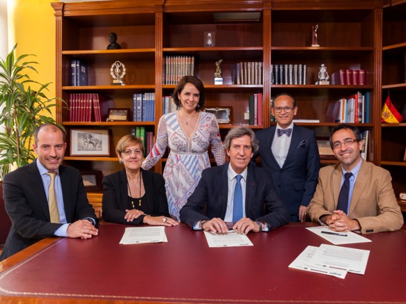 EL ICOMEM, el Instituto Francisco Vallés y la Fundación Ortega-Marañón firman un convenio para realizar proyectos de formación e investigación