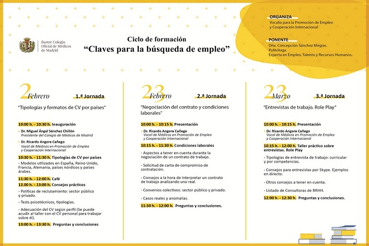 El Colegio de Médicos de Madrid continúa el Ciclo formativo
