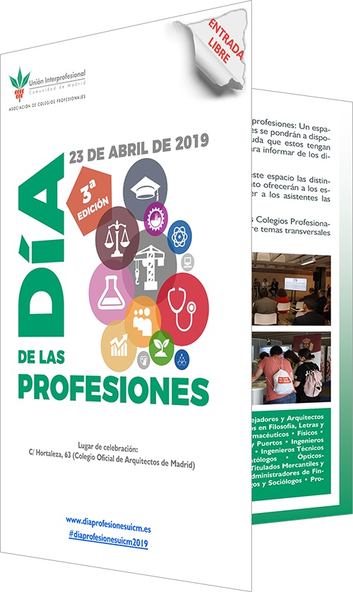 El 23 de abril el Colegio de Médicos de Madrid participa en el Día de las Profesiones