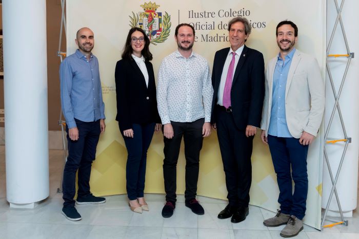 Dr. Enrique Gutiérrez González, Dra. María Montes Belloso, Borja Castejón, Dr. Miguel Ángel Sánchez Chillón y Dr. Juan Higuera Lucas