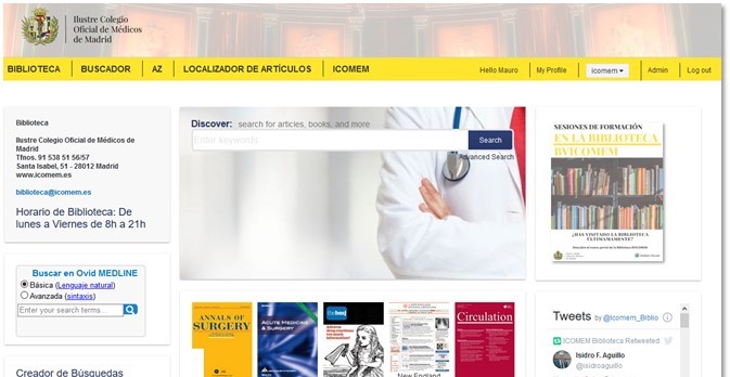 Imagen Biblioteca BVICOMEM