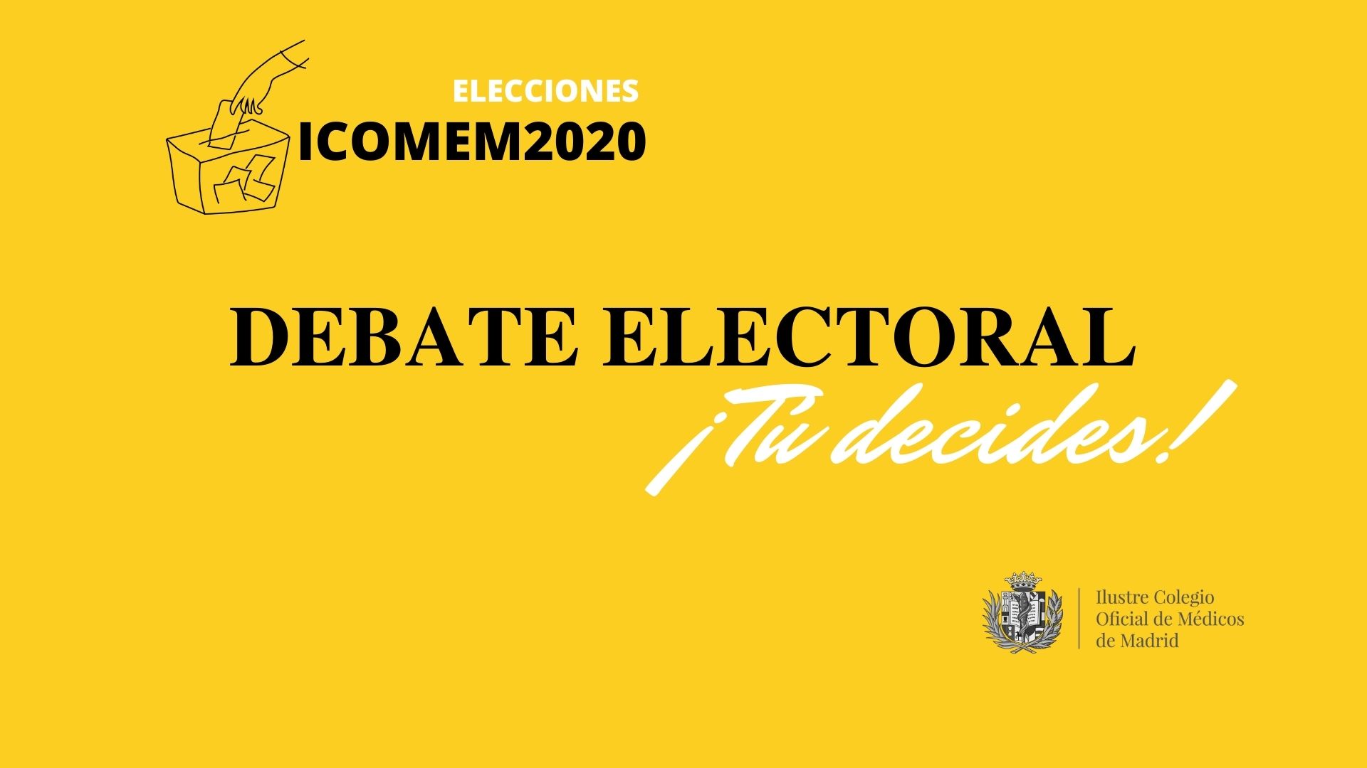 AVISO URGENTE: Limitación del aforo en la celebración del Debate Electoral