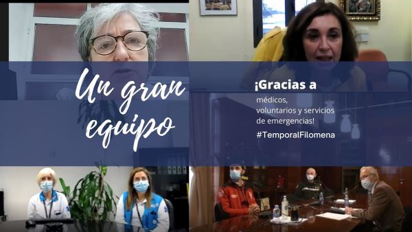acto homenaje emergencias Filomena