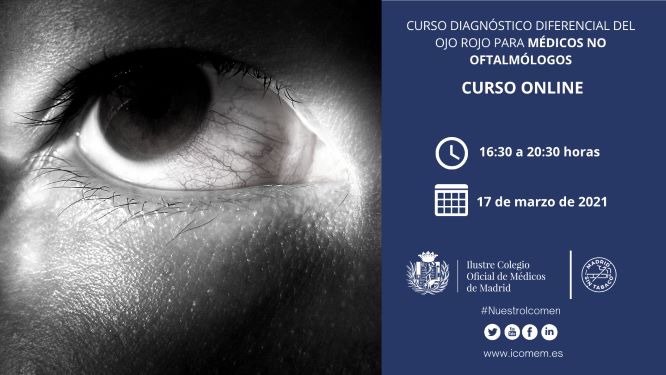 Curso de diagnóstico diferencial del ojo rojo para médicos no oftalmólogos