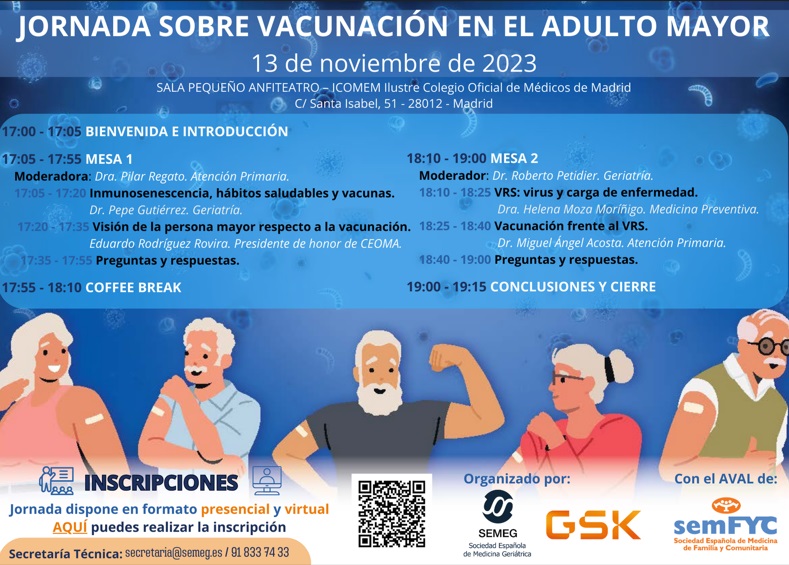 Jornada sobre Vacunación en el Adulto Mayor