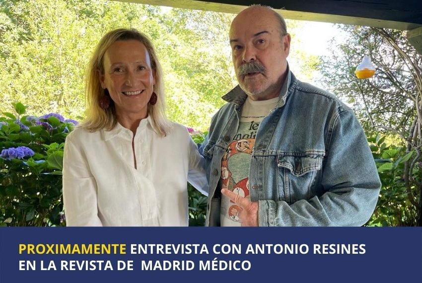 Antonio Resines pone en valor la profesión médica en el próximo número de la revista Madrid Médico