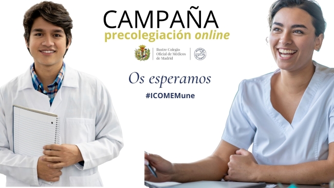 Campaña de precolegiación online para los nuevos médicos de Madrid