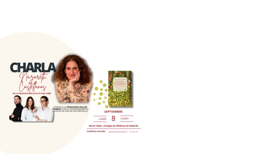 Presentación del libro El puente donde habitan las mariposas en el ICOMEM