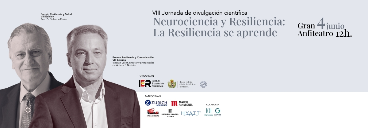 Valentín Fuster y Vicente Vallés recibirán los Premios Resiliencia en el Gran Anfiteatro del ICOMEM