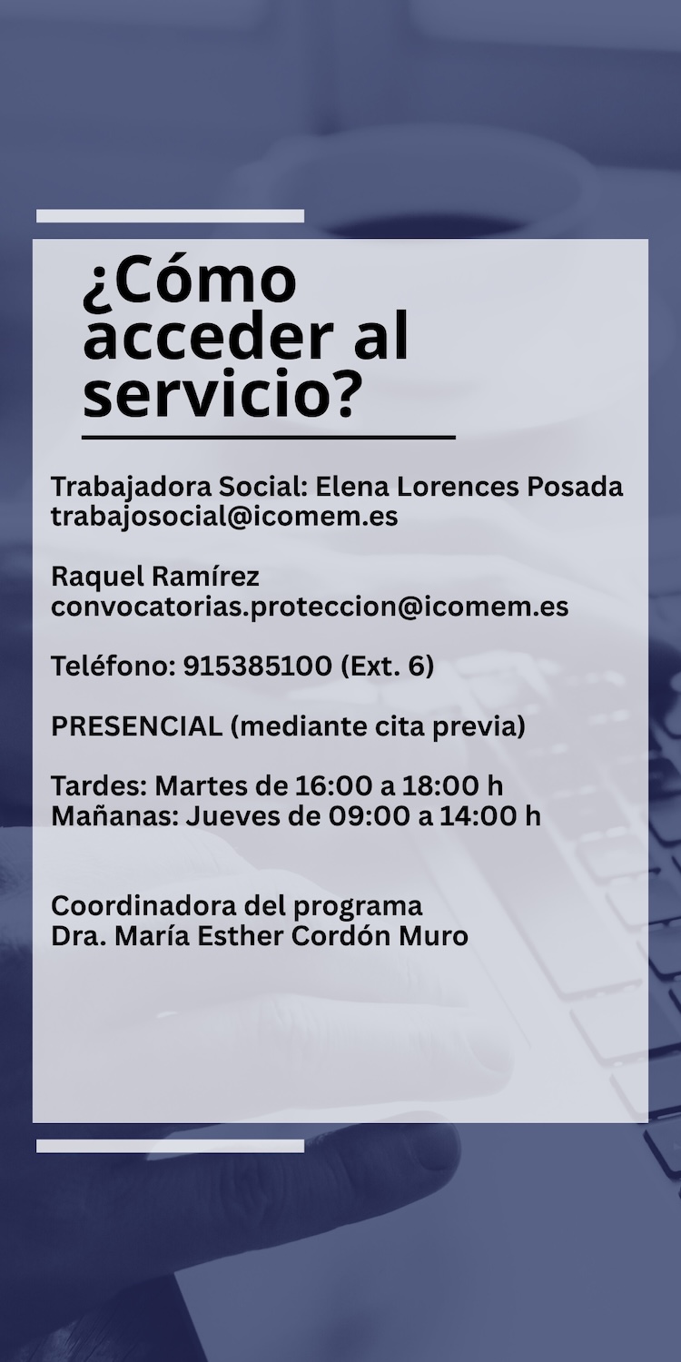 Área de Protección Social del ICOMEM
