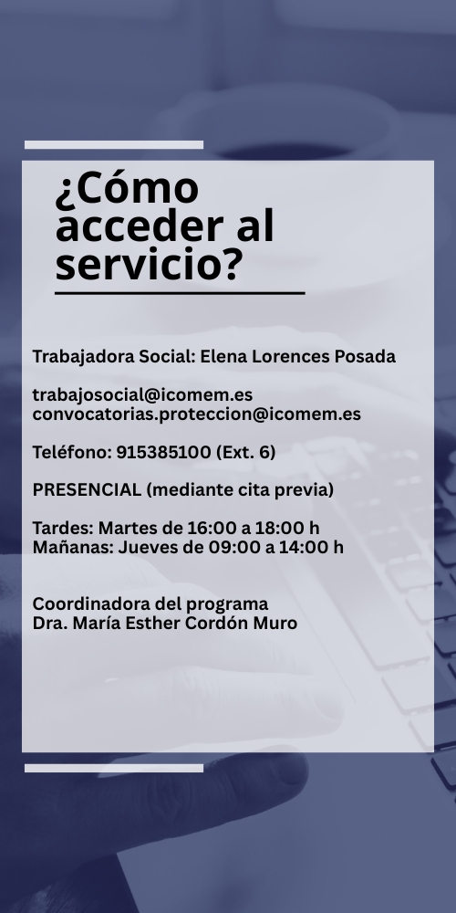 Área de Protección Social del ICOMEM